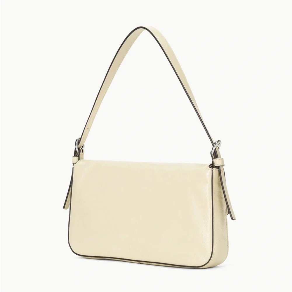 Price Firm - STAUD Harlow Leather Shoulder Bag - Picture 2 of 11